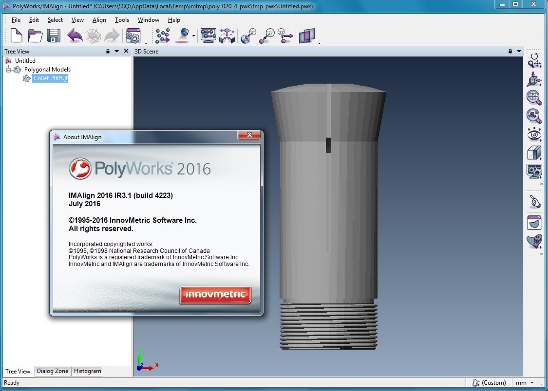 InnovMetric PolyWorks 2016 IR3.1