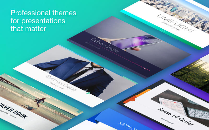 Jumsoft Themes for Keynote 4.6 Mac OS X