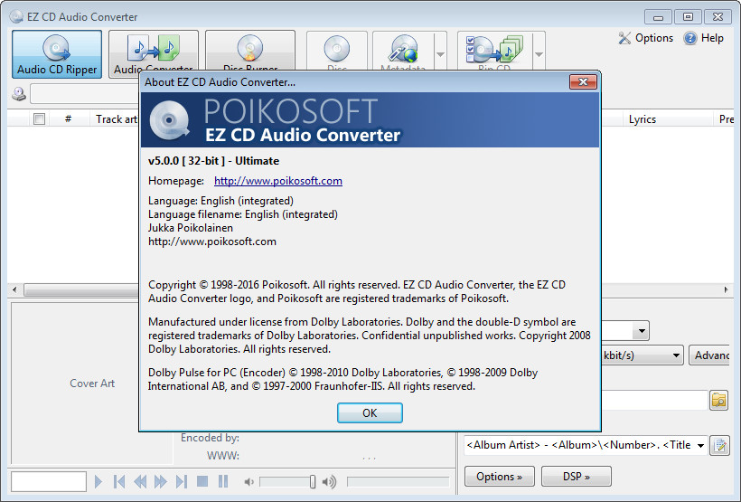 EZ CD Audio Converter Ultimate 5.0.0.1 Multilingual