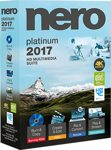 Nero 2017 Platinum 18.0.08400 Multilingual + Content Pack