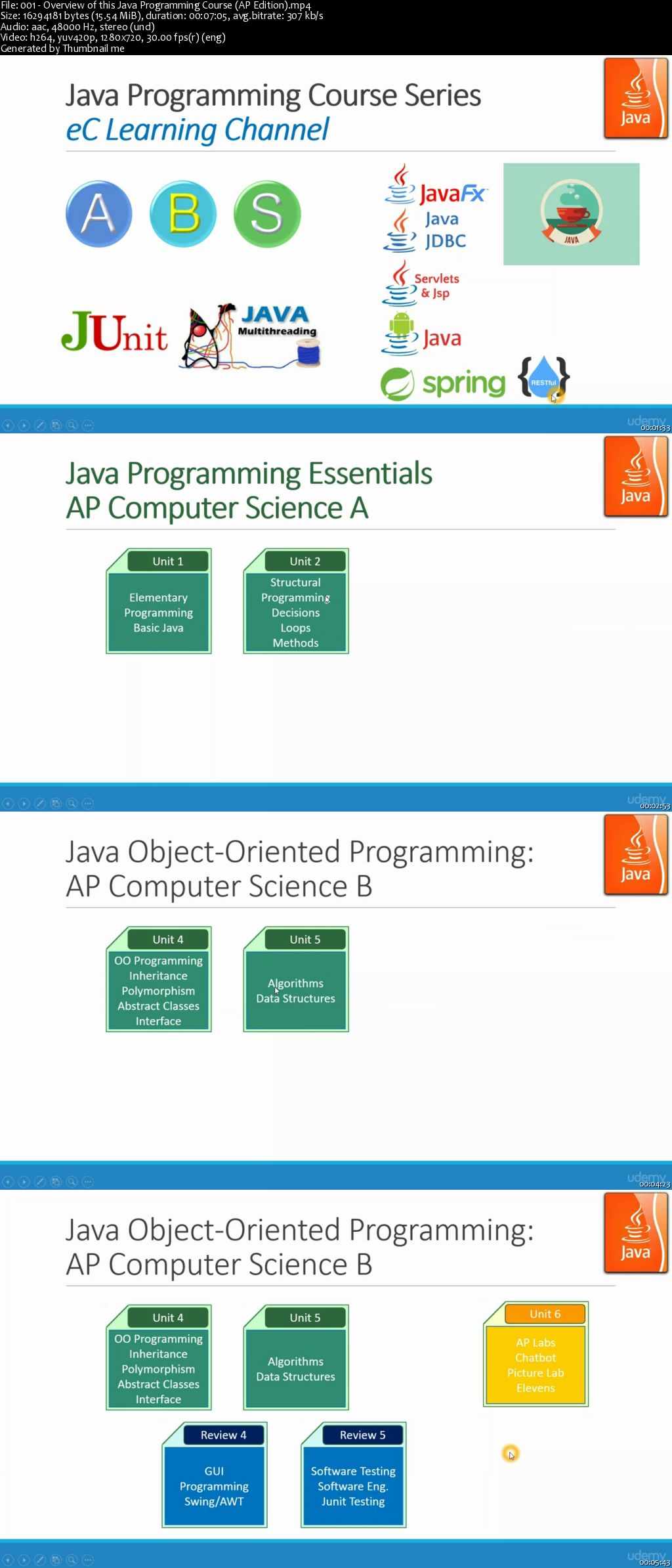 Java Object-Oriented Programming - AP Computer Science B (2016)