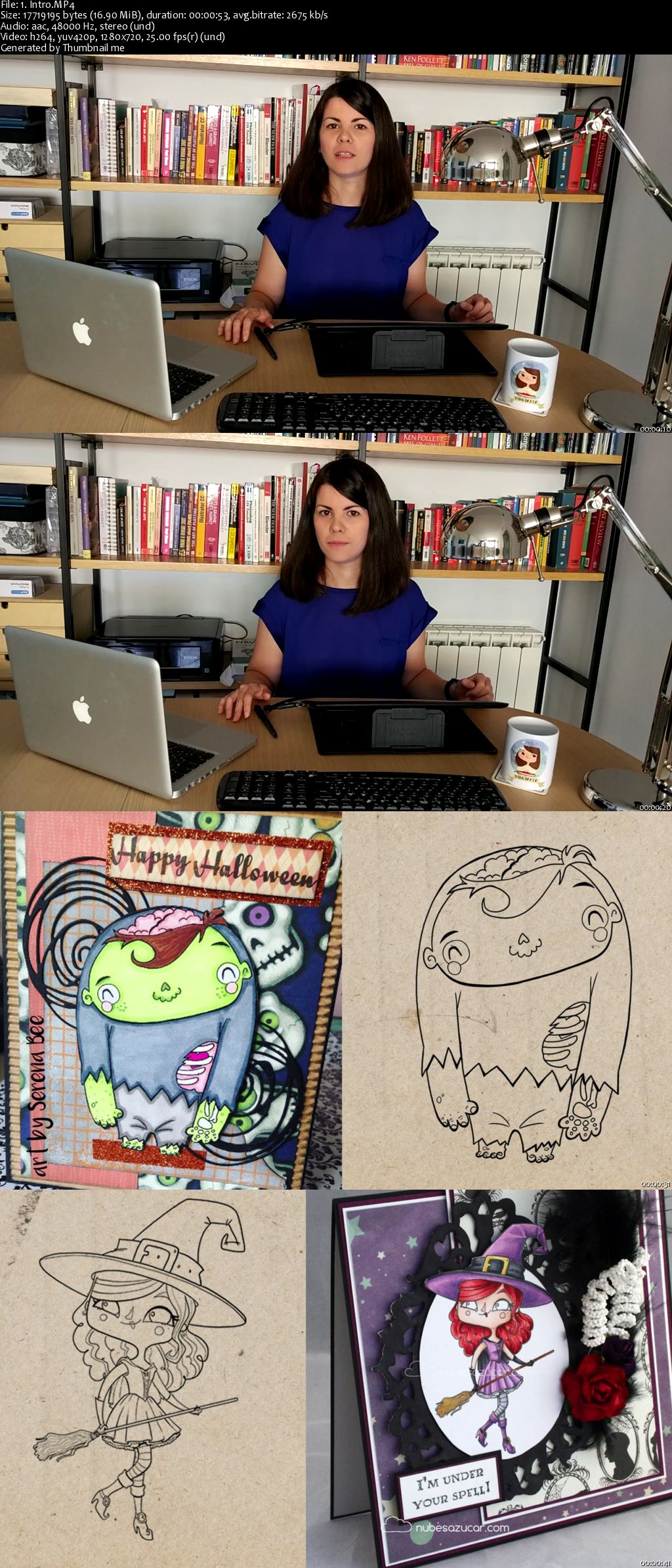 How to make your own Halloween digital stamps and sell them on Etsy