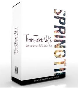 TransText: Volume 2 - Text Transitions for Final Cut Pro X MacOSX