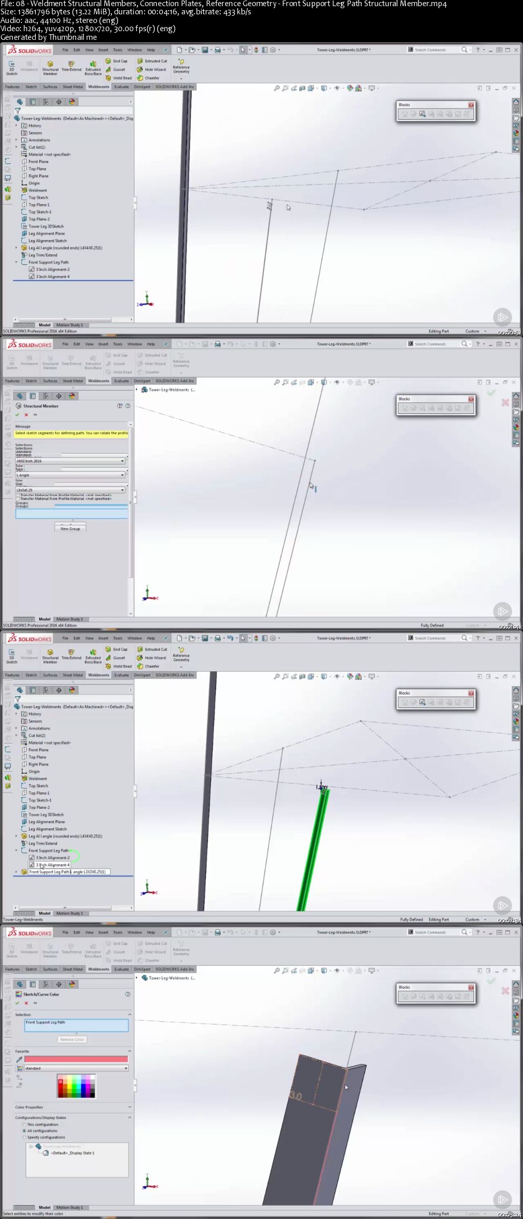 SOLIDWORKS: Weldments in Assemblies (2016)