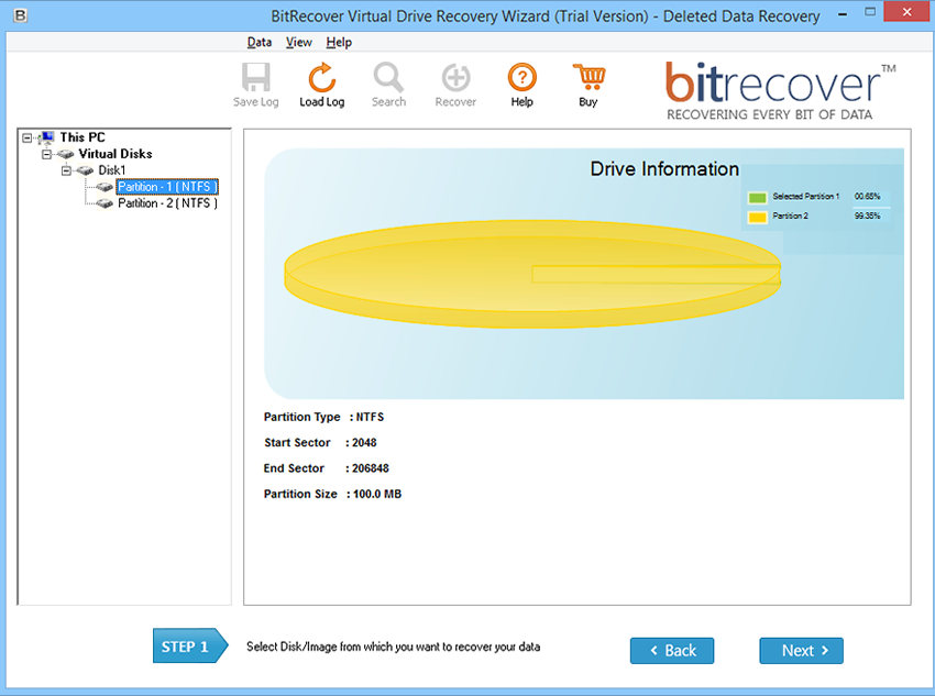 BitRecover Virtual Drive Recovery Wizard 4.1