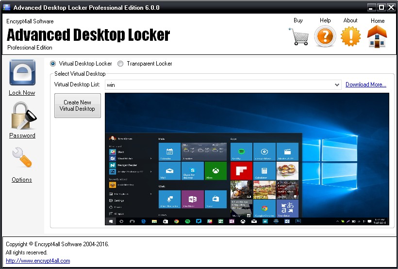 Advanced Desktop Locker Professional Edition 6.0