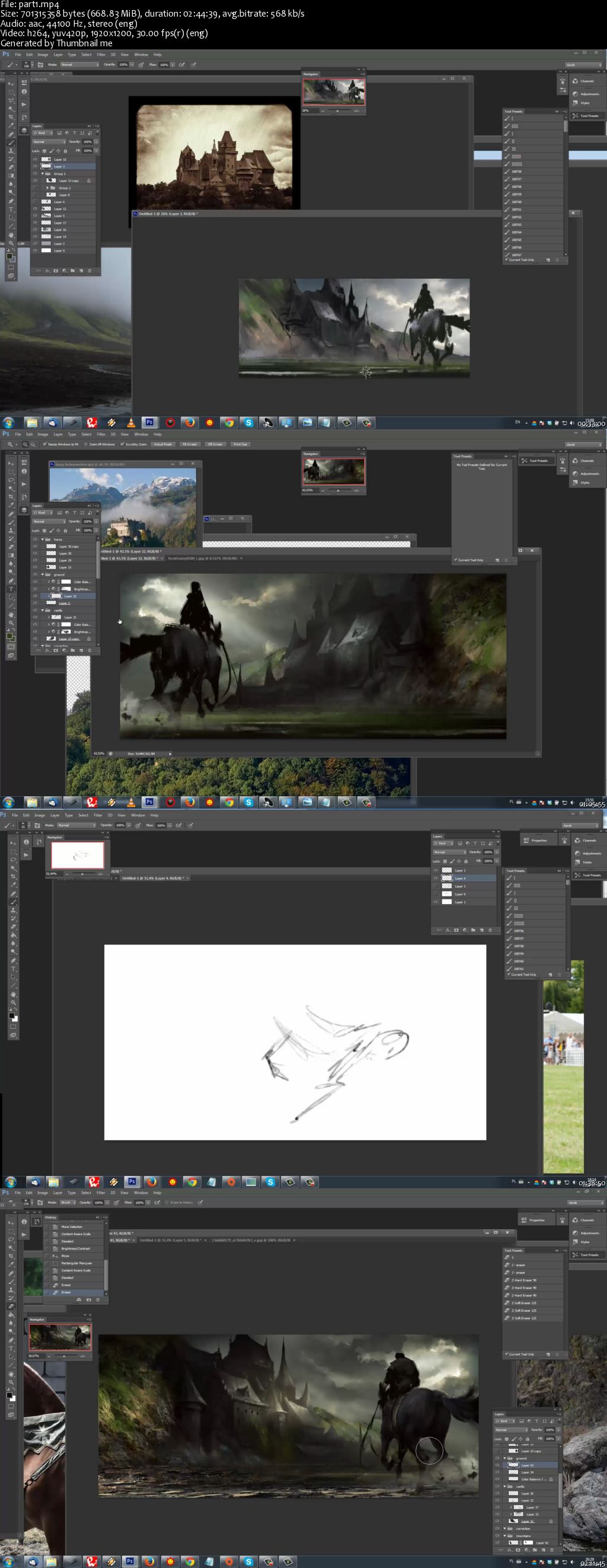 Creating The Mood Painting for Video Game and Movie Part 1