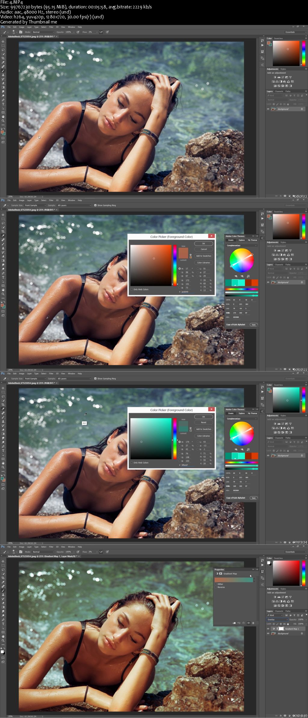 Complementary Colors and Retouching in Photoshop