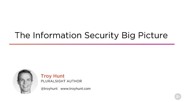 The Information Security Big Picture (2016)