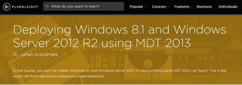 Deploying Windows 8.1 and Windows Server 2012 R2 using MDT 2013 [repost]