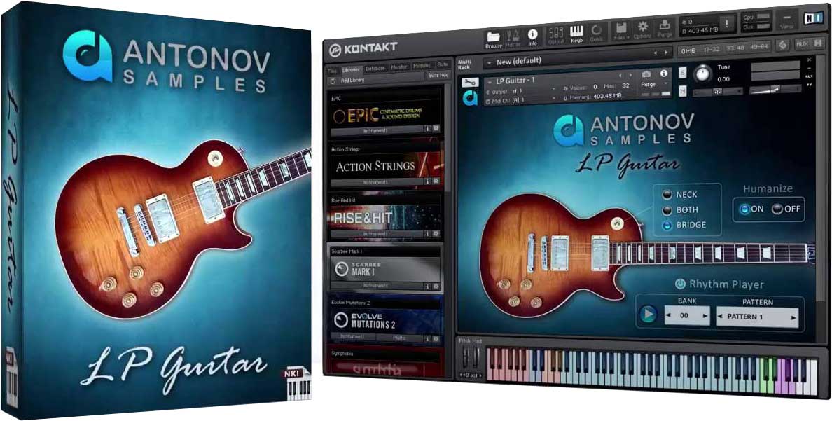 Antonov Samples LP Guitar KONTAKT