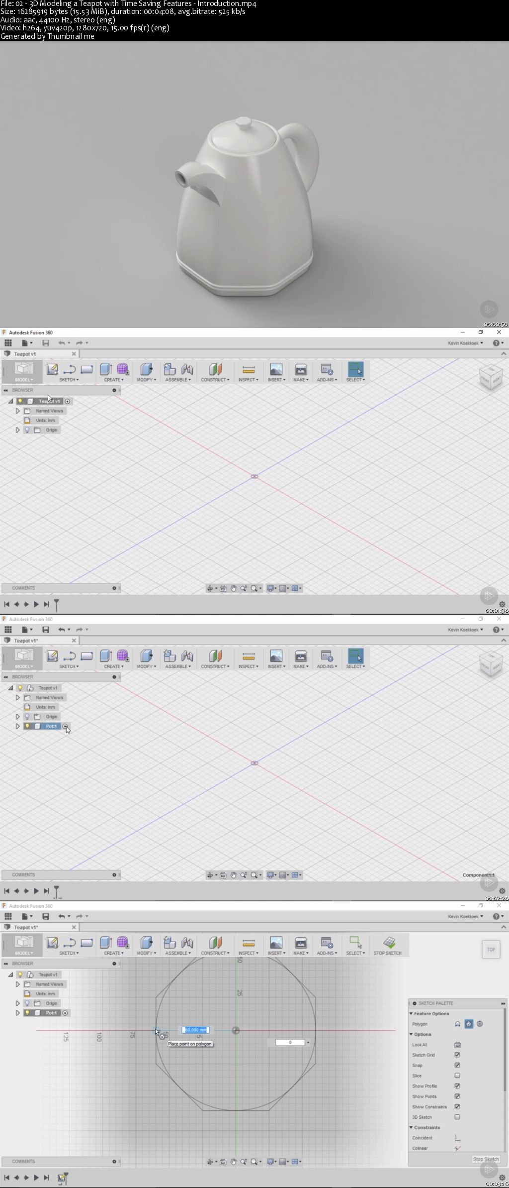 Fusion 360 Essentials - Using Intermediate Features (2016)