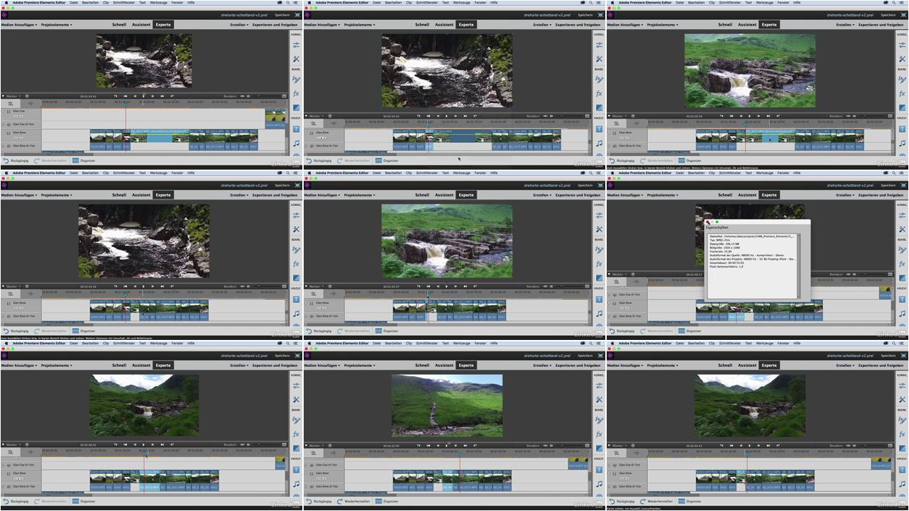 Video2Brain - Videos bearbeiten mit Premiere Elements 15