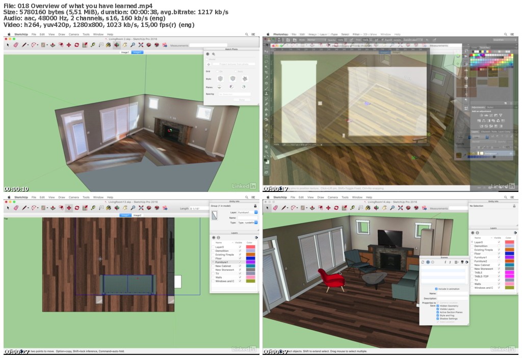 Lynda - SketchUp: Modeling from Photos