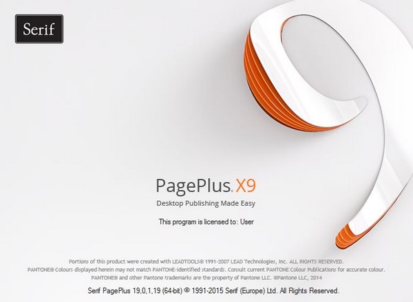 Serif PagePlus X9 19.0.1.19