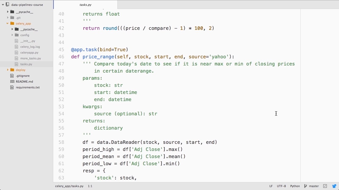 Data Pipelines with Python