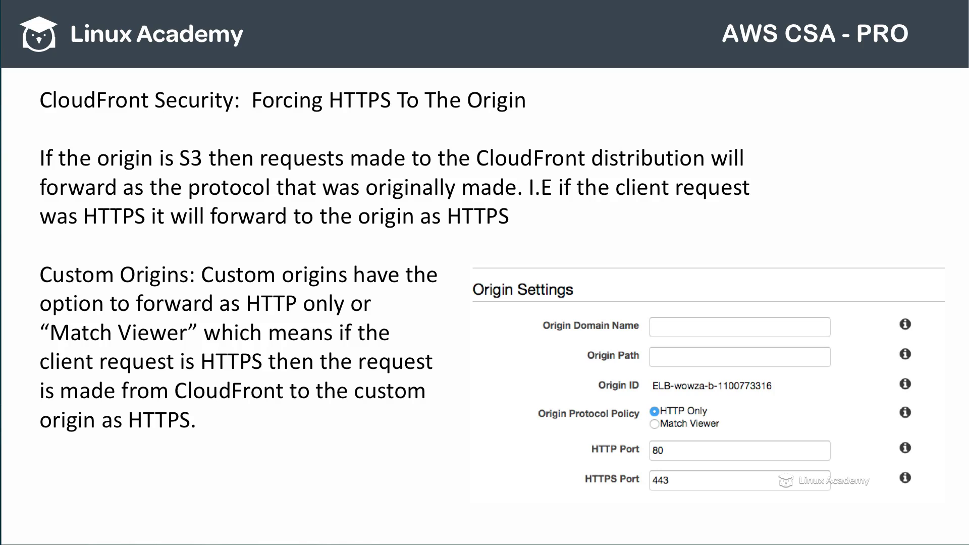 LinuxAcademy - AWS Certified Solutions Architect Professional Level