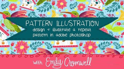 Pattern Illustration: Design and Illustrate a Repeat Pattern in Adobe Photoshop