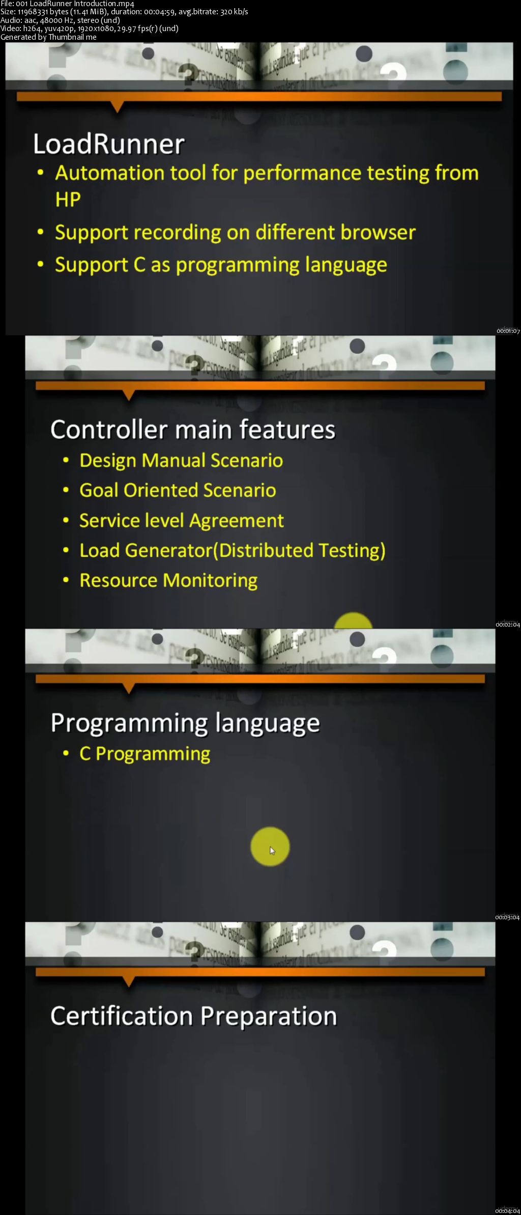 Performance testing using LoadRunner12.5