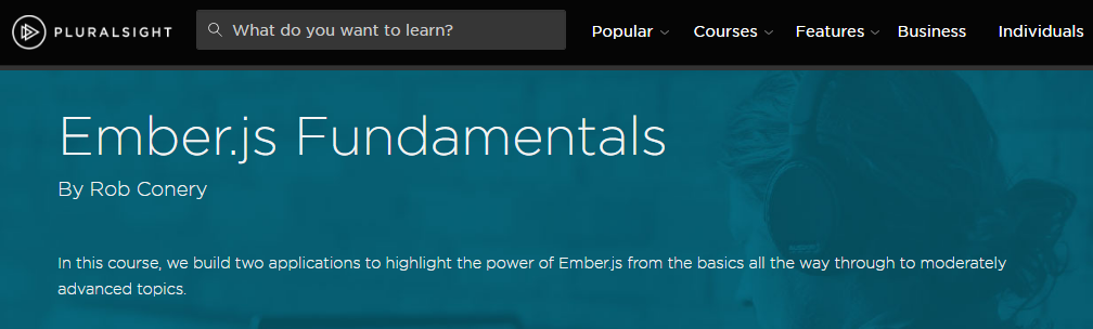 Ember.js Fundamentals By Rob Conery [repost]