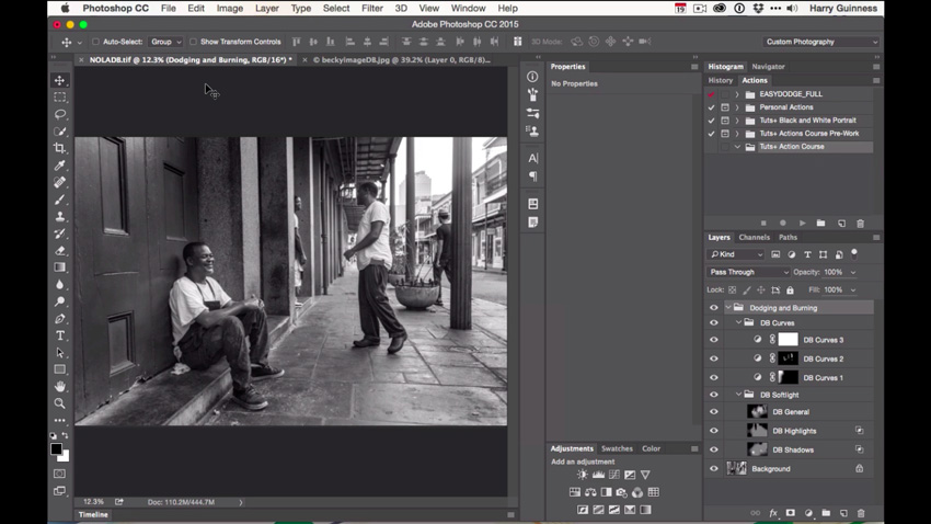 Build a Custom Dodge and Burn Photoshop Action