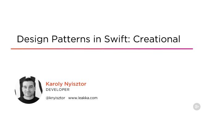 Design Patterns in Swift: Creational