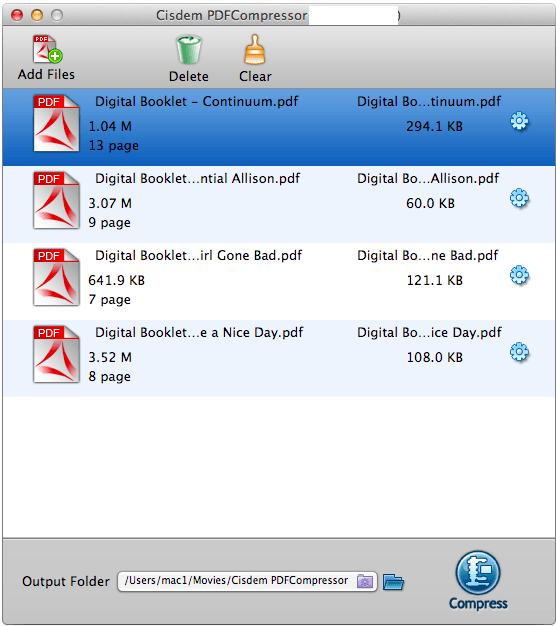 Cisdem PDFCompressor 3.0.1 MacOSX