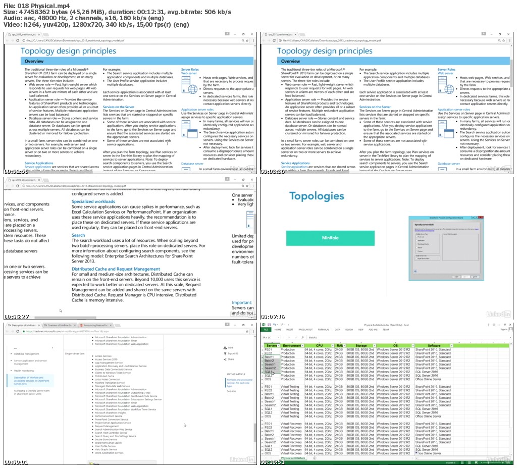 Lynda - Planning and Designing a SharePoint 2016 Implementation