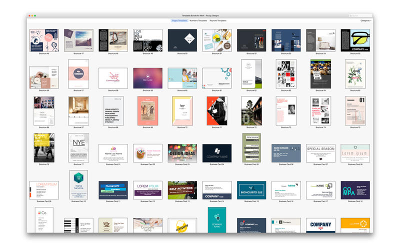 Templates Bundle for iWork - Alungu Designs v4.0