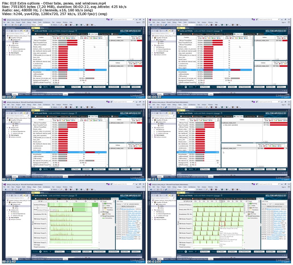 Lynda - Windows Performance Tools: DeadLock Analysis with Intel VTune Amplifier