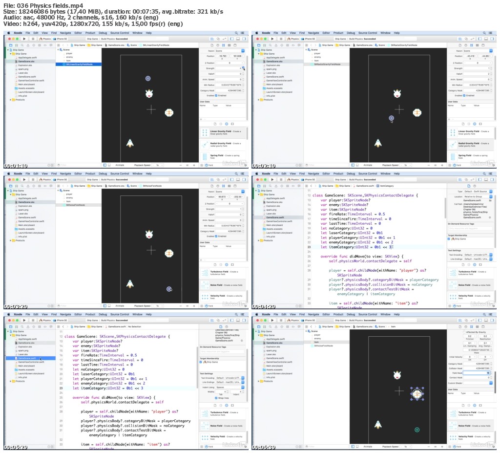 Lynda - iOS Game Development with Swift 3 and SpriteKit