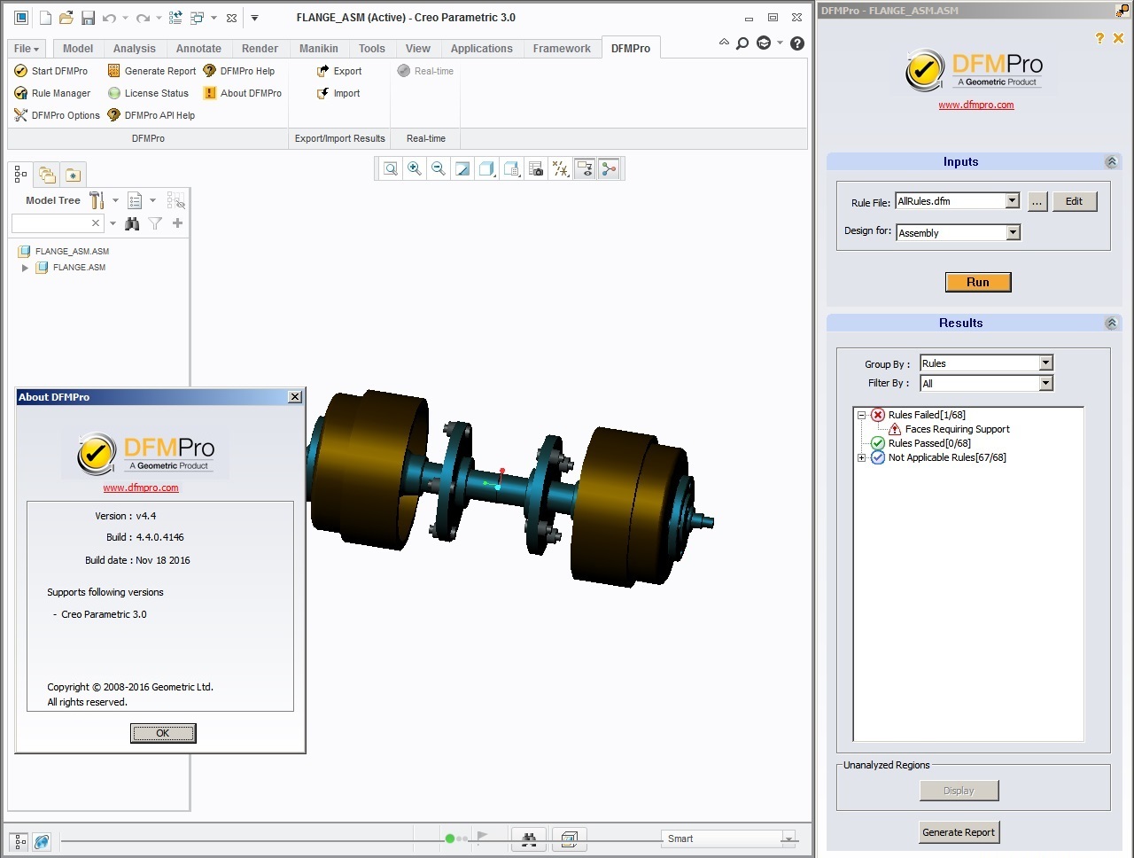 Geometric DFMPro 4.4 for Creo