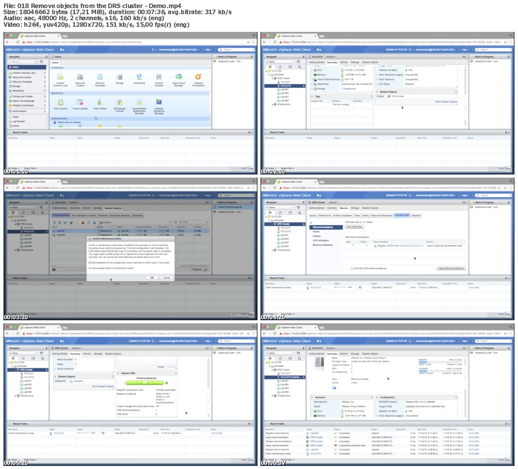 Lynda - VMware vSphere: Configure Advanced DRS Features