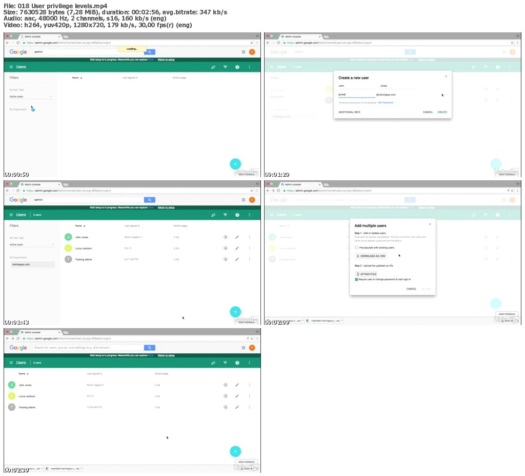 Lynda - Administering G Suite