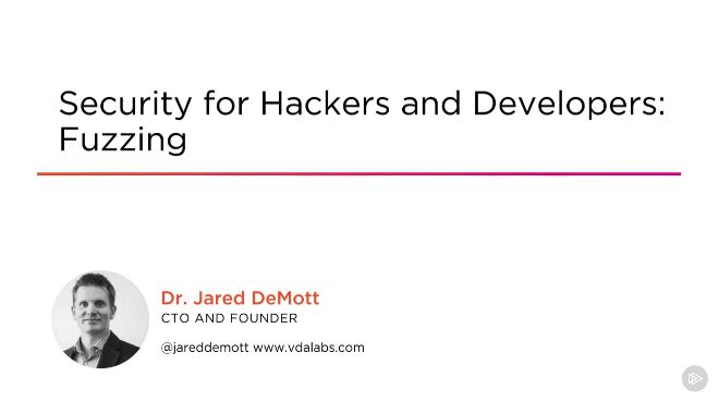 Security for Hackers and Developers - Fuzzing