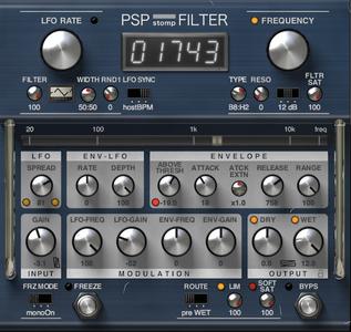 PSPaudioware PSP StompFilter 1.0.0