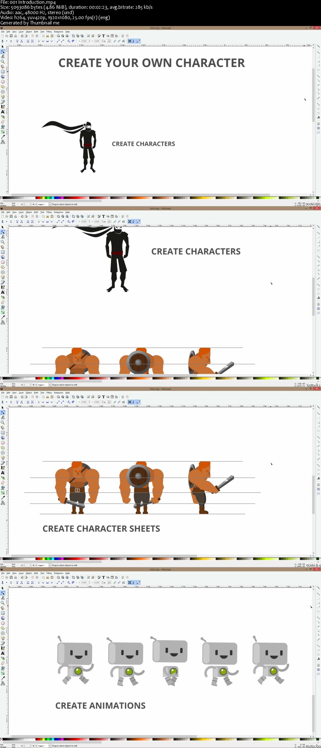 Design your ultimate 2D game characters with Inkscape