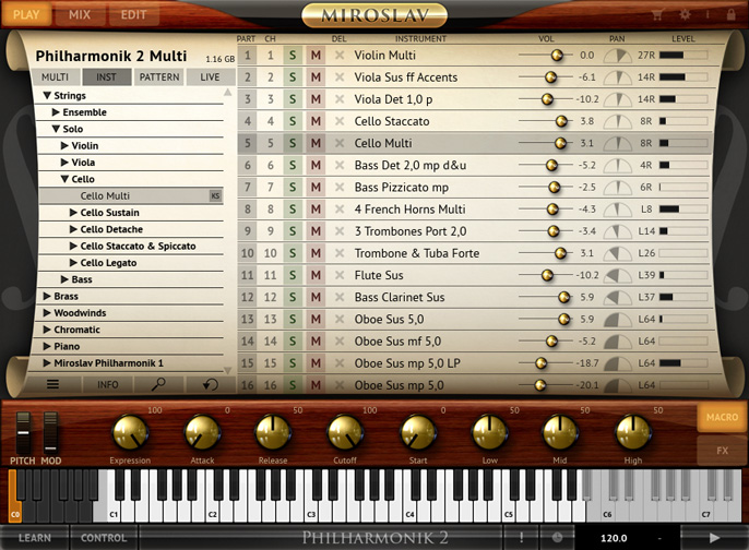 IK Multimedia Miroslav Philharmonik 2 CE Sound Content HYBRID