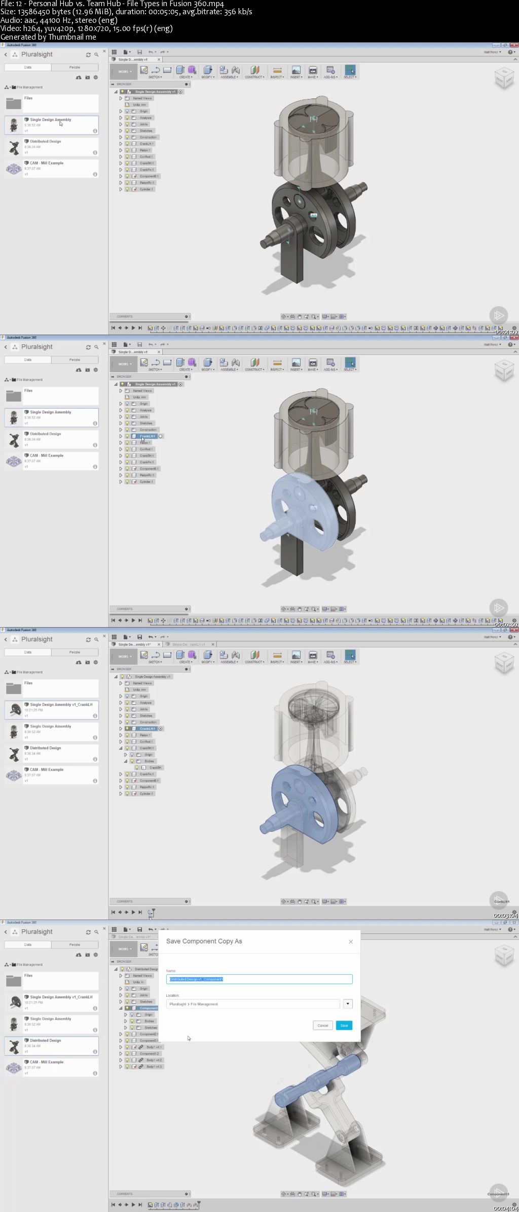 Fusion 360 - File Structure and Management