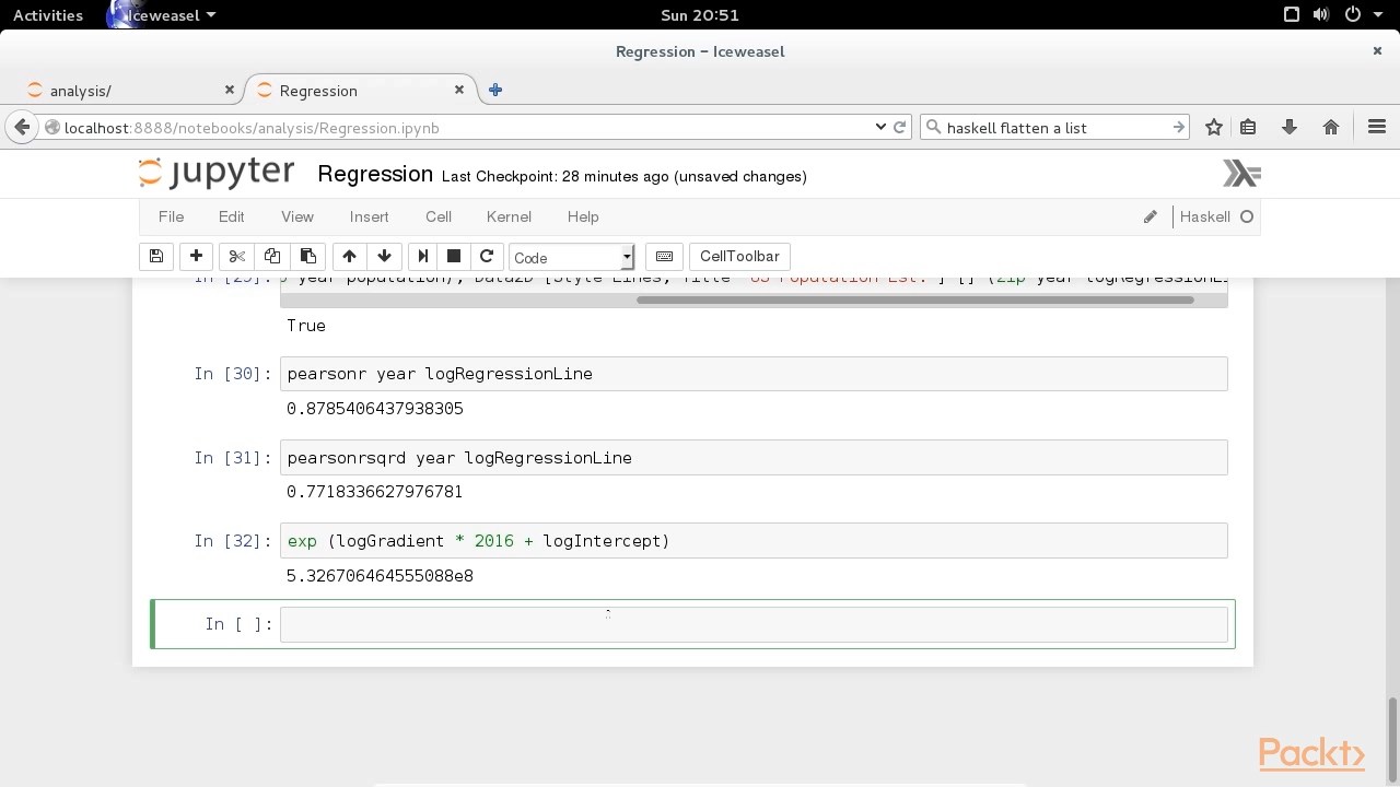 Advanced Data Analysis with Haskell