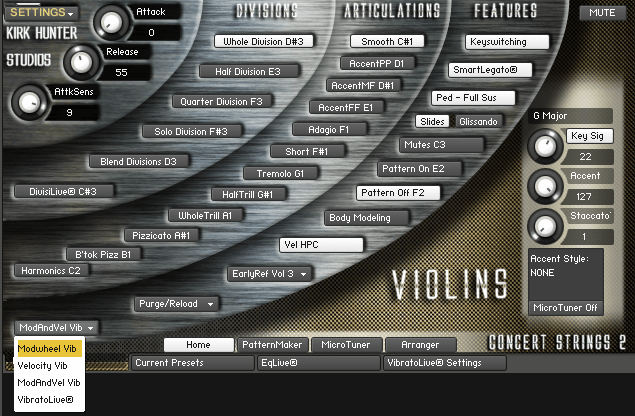 Kirk Hunter Studios Concert Strings 2 KONTAKT