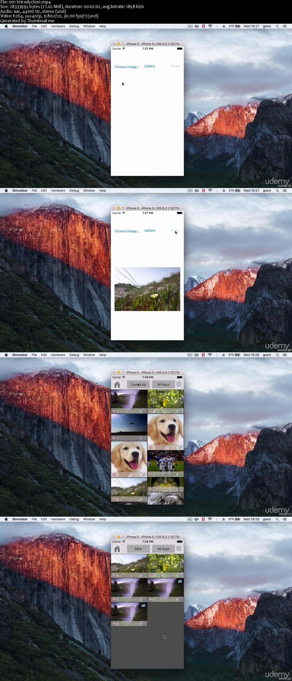 Instagram iOS App in 44 minutes: Photo Sharing on iOS