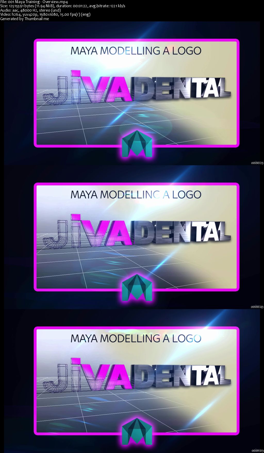 Creating Logos - A Maya Online Course Custom Logo and Maya Text