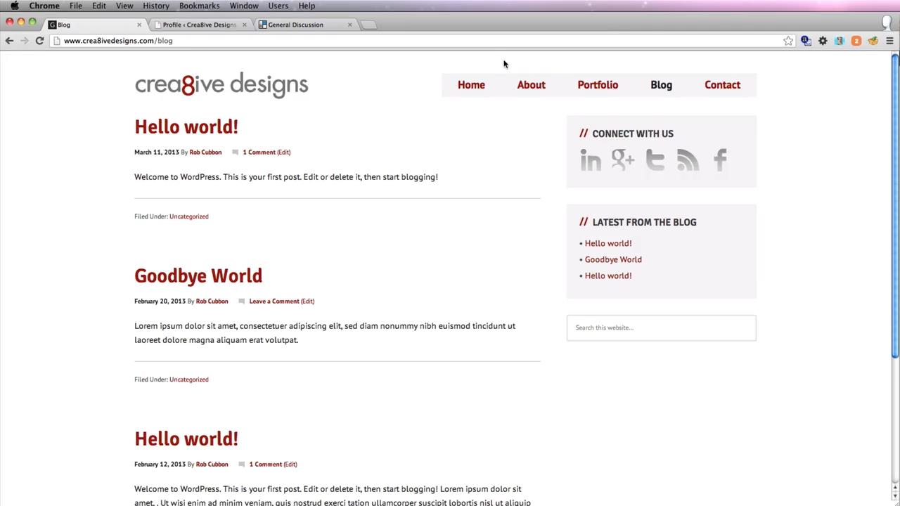 Creating a Business Website with a Responsive Design