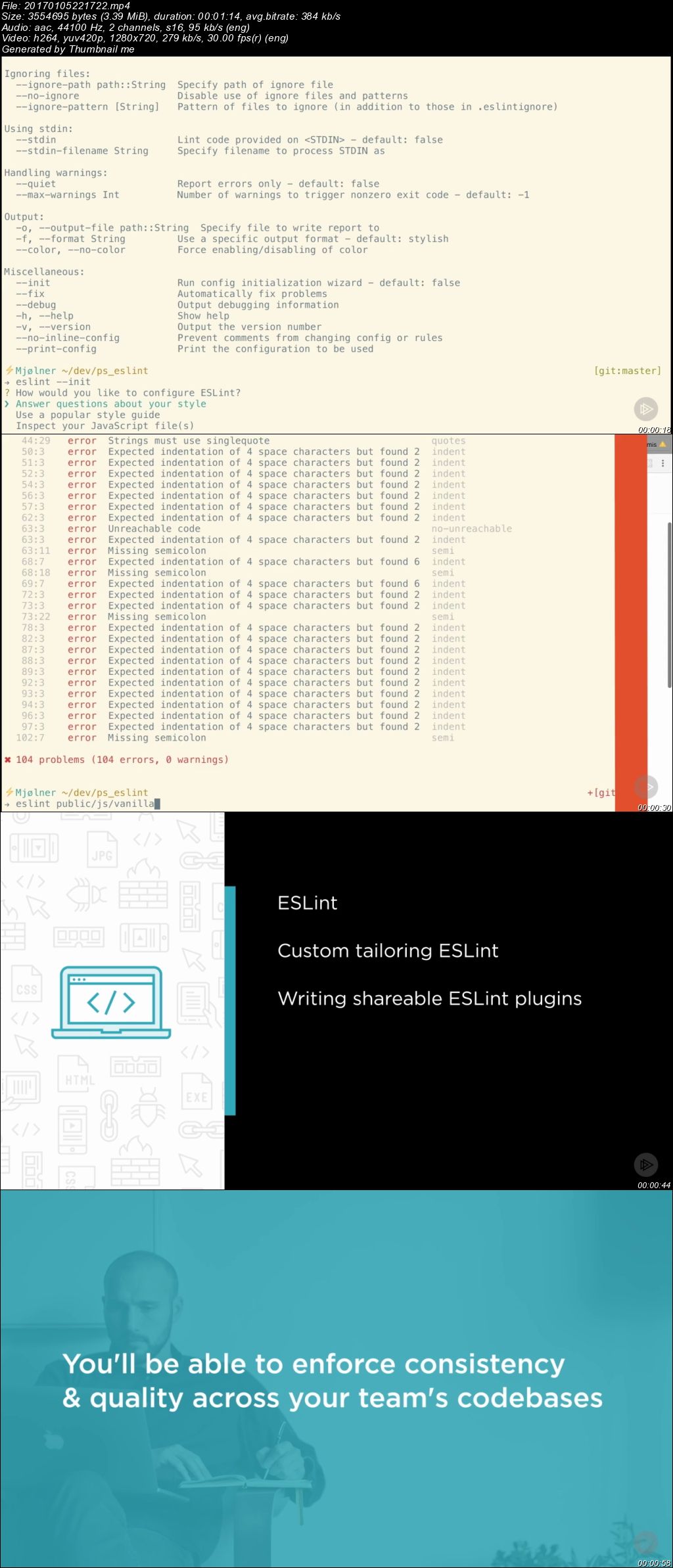 Better Code Quality with ESLint