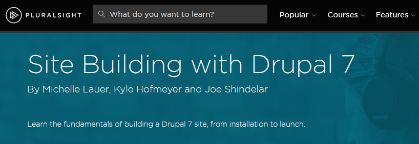 Site Building with Drupal 7 [repost]