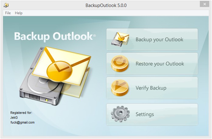 BackupOutlook 5.0