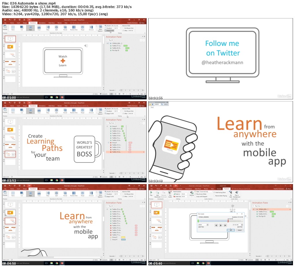 Lynda - PowerPoint for Office 365: Animation in Depth