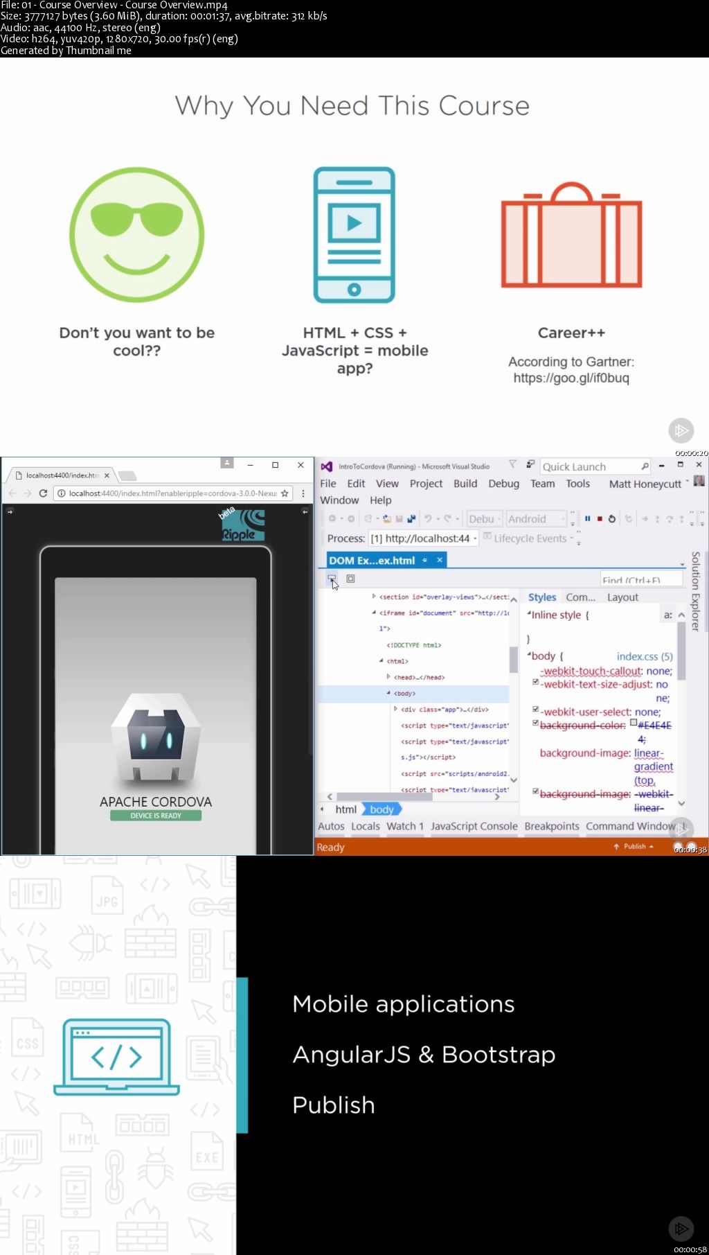 Building Mobile Apps with Visual Studio Tools for Apache Cordova