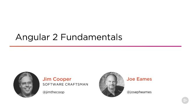 Angular 2 Fundamentals